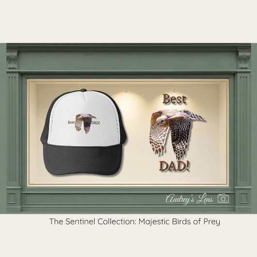 Father's Day "Best Dad" Hawk Trucker Pet