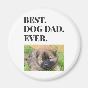Fathers Day Best Dog Pap Ever Photo Magneet