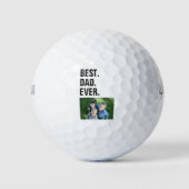 Fathers Day Best Pap Ever Kinder Foto Golfballen (Voorkant)