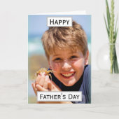 Fathers Day Best Pap Ever Kinder Foto Kaart (Voorkant)