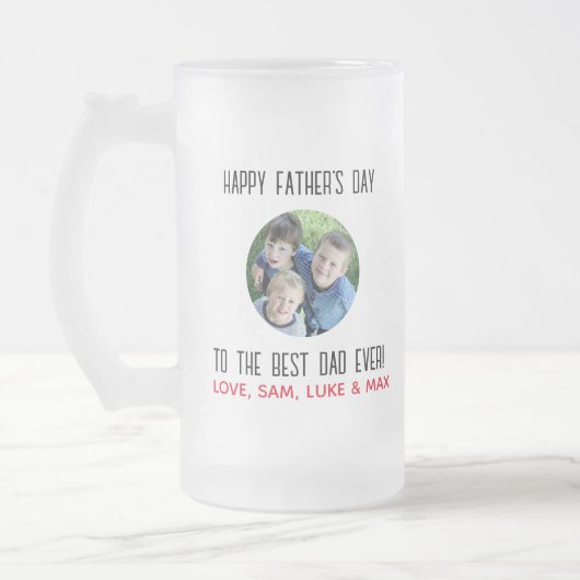 Fathers Day Best Pap Ever Kinder Foto Matglas Bierpul (Links)