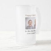 Fathers Day Best Pap Ever Kinder Foto Matglas Bierpul (Voorkant rechts)