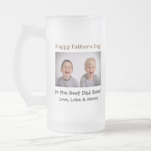 Fathers Day Best Pap Ever Kinder Foto Matglas Bierpul (Links)