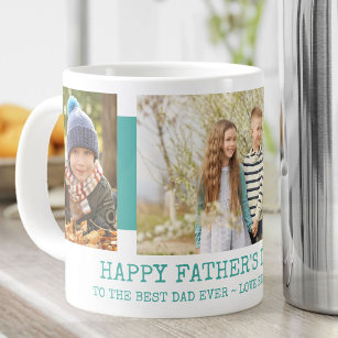Fathers Day Best Pap Oover 3 Foto Blauwgroen Grote Koffiekop