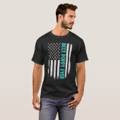 Father's Day Best Poppy Ever US American Flag 4th  T-shirt (Voorkant volledig)