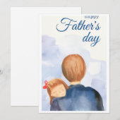 Father's Day Card Feestdagenkaart (Voorkant / Achterkant)