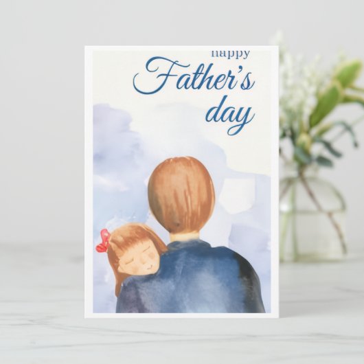 Father's Day Card Feestdagenkaart (Staand voorkant)