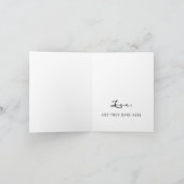 Father's Day card for First Father's Day Kaart (Binnen)