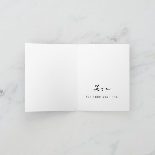 Father's Day card for First Father's Day Kaart (Binnen)