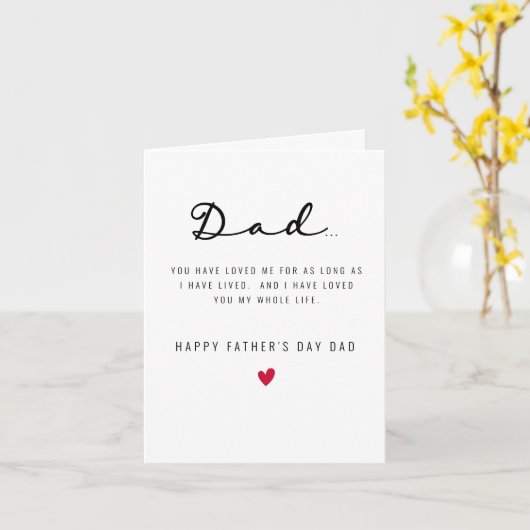 Father's Day card from Child Kaart (Gele Bloem)