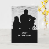 Father's Day Card from Daughter Card Kaart (Gele Bloem)