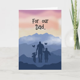 Father's Day Card from Kids Greeting Card Kaart