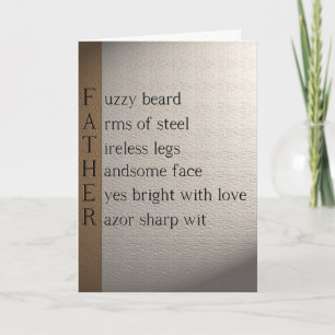FATHERS DAY CARD KAART
