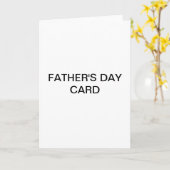 FATHER'S DAY CARD KAART (Gele Bloem)