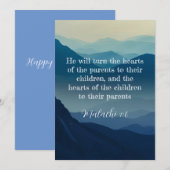 Father's Day Card - Religious - Christian - Bible Feestdagenkaart (Voorkant / Achterkant)