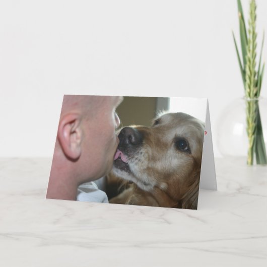 Fathers Day Card - Van Dog Feestdagen Kaart (Voorkant)
