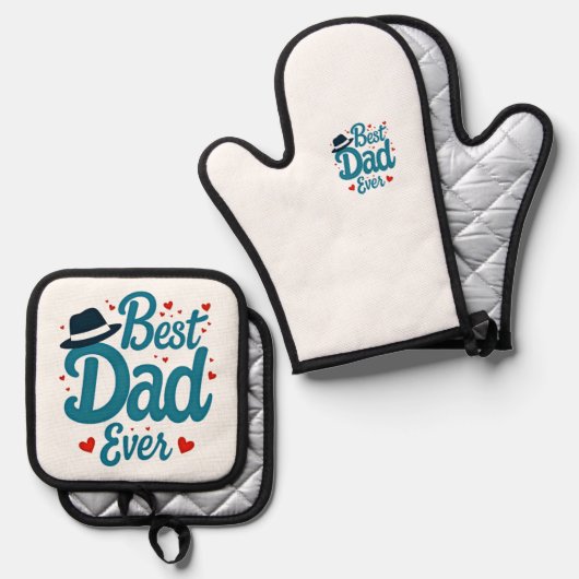 FATHER'S DAY CELEBRATION OVENWANT & PANNENLAP SET (Voorkant / Achterkant)