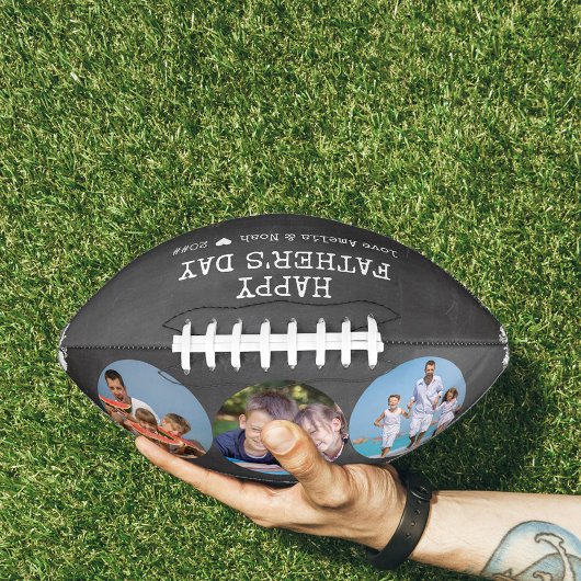 Fathers Day Chalkboard 3 Foto gepersonaliseerd American Football