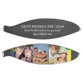 Fathers Day Chalkboard 3 Fotonamen en Jaar Basketbal (Panelen)