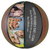 Fathers Day Chalkboard 3 Fotonamen en Jaar Basketbal (Verticaal)