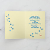 Fathers Day Custom Card van je Boston Terrier Feestdagen Kaart (Binnen)