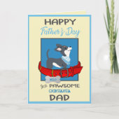 Fathers Day Custom Card van uw Chihuahua Feestdagen Kaart (Voorkant)