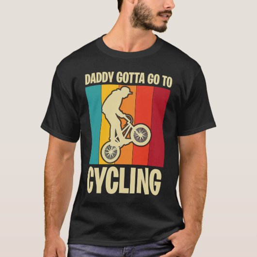 Father's Day  Cycling and Biking Dad 3 T-shirt (Voorkant)