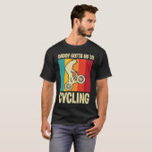 Father's Day  Cycling and Biking Dad 3 T-shirt (Voorkant volledig)
