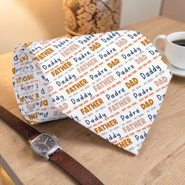 Father's Day Dad Custom Necktie Tie Stropdas
