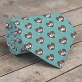Father's Day Dad Pattern Necktie Tie Stropdas