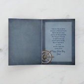 Father's Day, Dad, Ship's Wheel, Helm Kaart (Binnen)