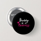 Father's Day Daddy Of A Princess Ronde Button 5,7 Cm (Voorkant /achterkant)