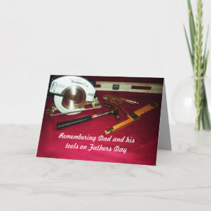 FATHERS DAY, DADS TOOLS-kaart Kaart