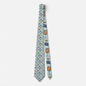 Father's Day Dapper Dad Pattern Necktie Tie Stropdas (Voorkant)