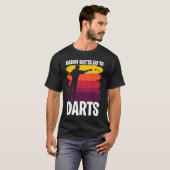 Father's Day  Dart Playing Dad 1 T-shirt (Voorkant volledig)