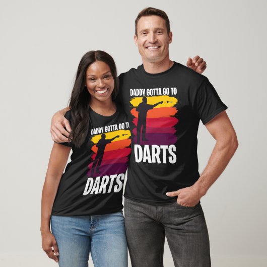 Father's Day  Dart Playing Dad 1 T-shirt (Unisex)
