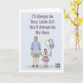 Father's Day - Daughter's Hero Kaart (Gele Bloem)