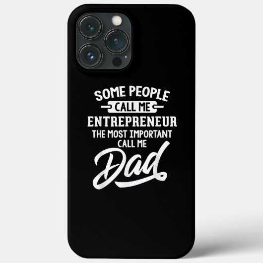 Fathers Day Design for an Entrepreneur Dad  Case-Mate iPhone Case (Achterkant)
