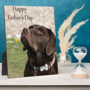 Fathers Day Doggy Fotoplaat