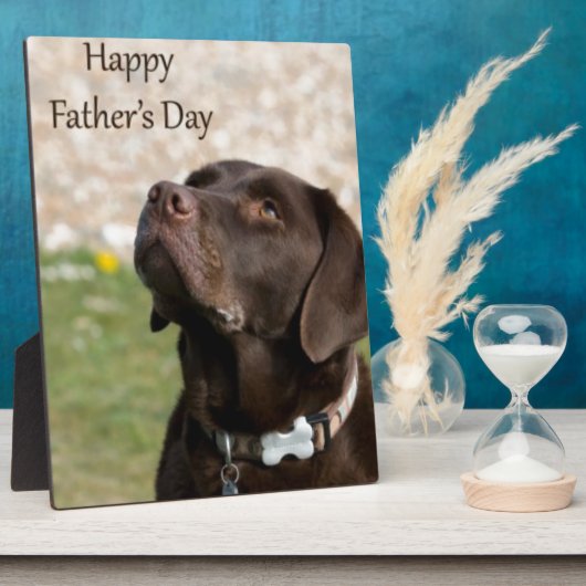 Fathers Day Doggy Fotoplaat (Zijkant)
