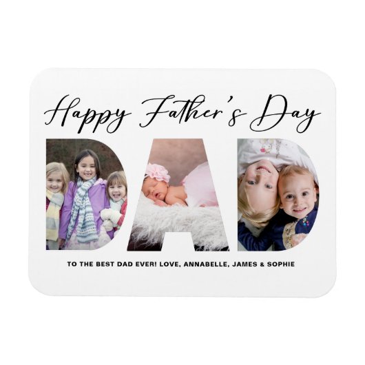 Father's Day | Father's Day Afbeelding Magneet (Horizontaal)