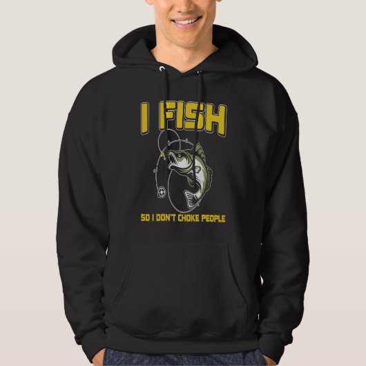 Father's Day Fishing Fisherman I Fish Rod  1 Hoodie (Voorkant)