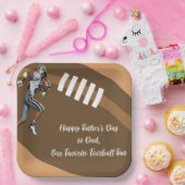 Fathers Day Football Fan Paper Bord (Feest)