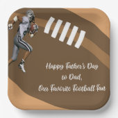 Fathers Day Football Fan Paper Bord (Voorkant)