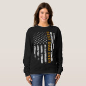 Fathers Day For Dad Best Dad Ever Daddy America F Trui (Voorkant volledig)