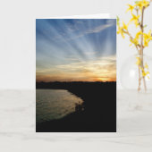 Father's Day for dad with baby in Heaven Kaart (Gele Bloem)