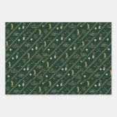 Father's Day for Golf Dad Inpakpapier Vel (Voorkant 2)