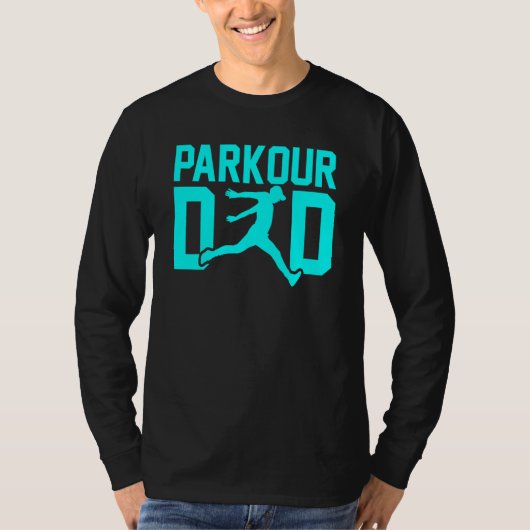 Father's Day Free Running Traceur Daddy Parkour Da T-shirt (Voorkant)