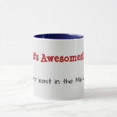 Fathers Day Funny |Worlets Awesomest Dad Mid West Mok (Midden)