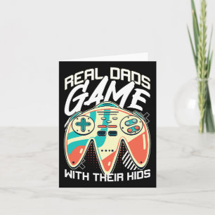 Fathers Day Gamer Pap Videospel Vader Stepdad Fu Kaart